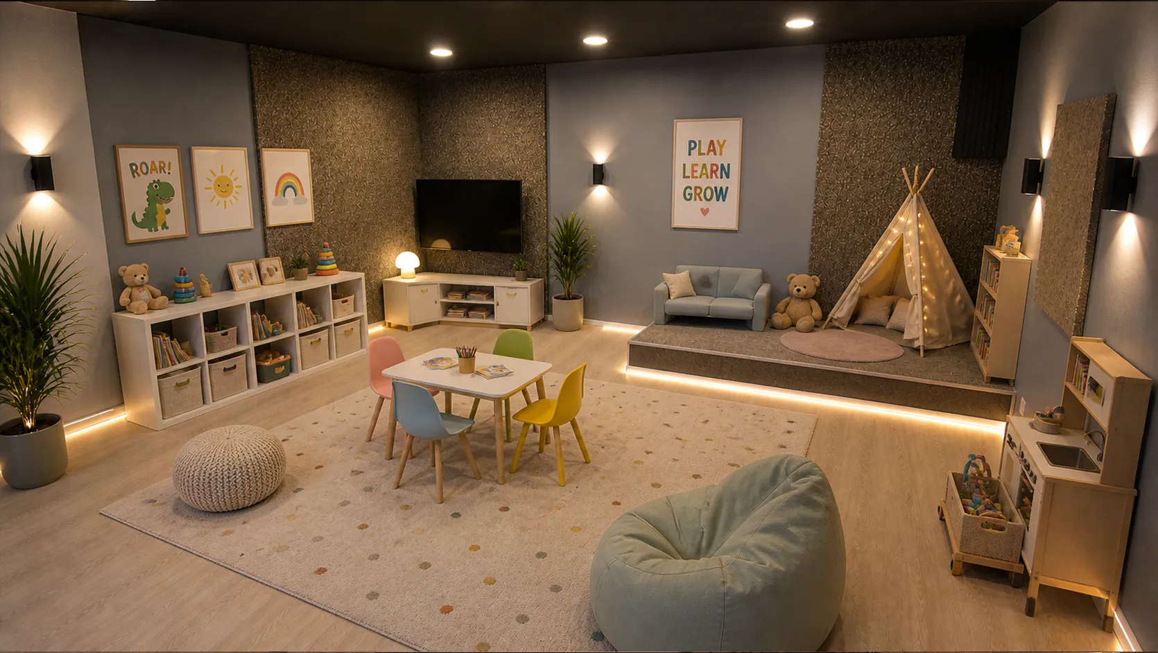 Estudio sala infantil